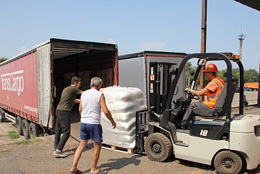 Седьмая автоколонна гуманитарной помощи выехала в ДНР